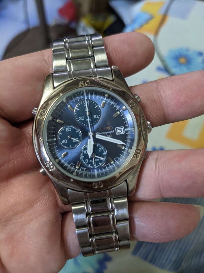 Pre-Own Seiko SQ 50 Chronograph for Sale., Luxury, Watches on Carousell