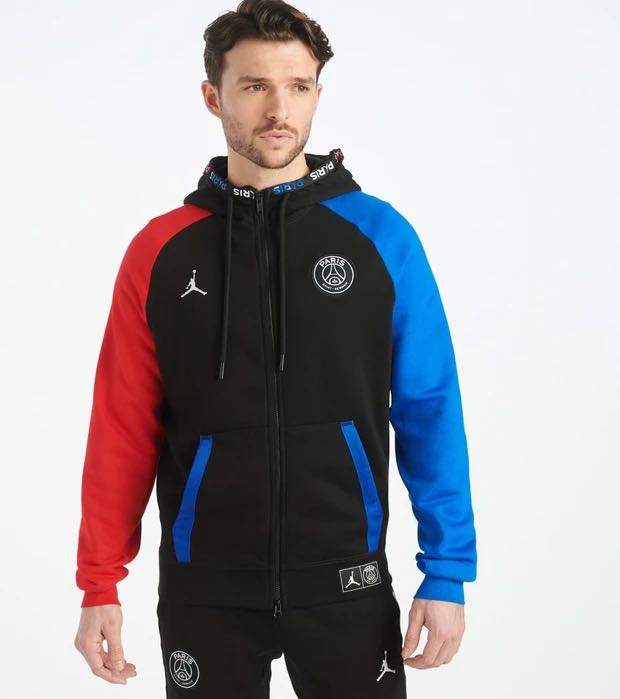 Psg red sales blue hoodie