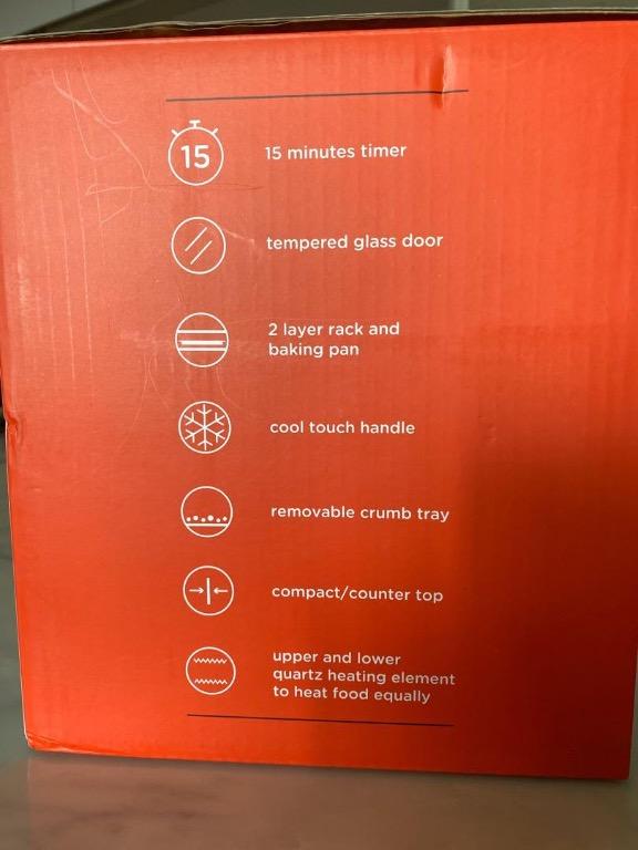 Pyrex Toaster Oven 6L, TV & Home Appliances, Kitchen Appliances, Ovens