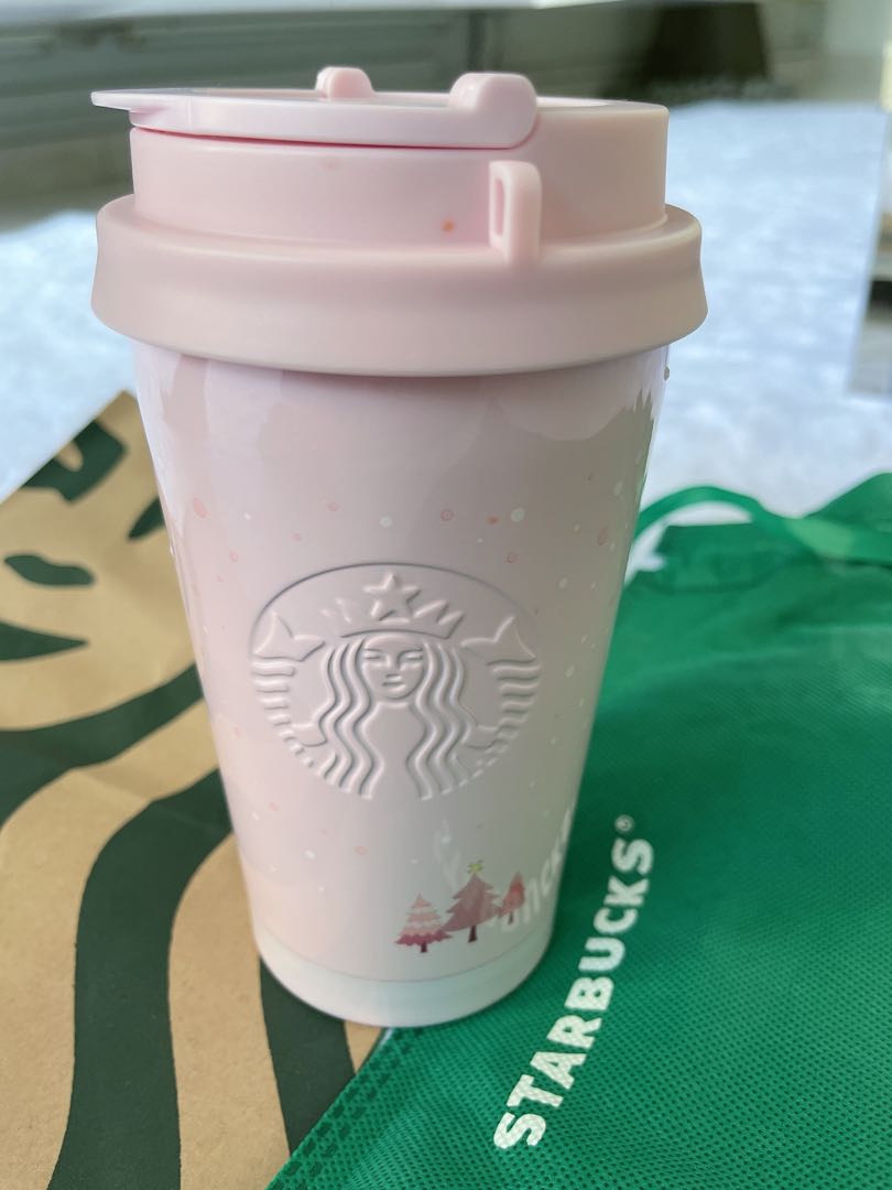 RARE Starbucks Korea Cherry Blossom Tumbler Dome Lid Cold 473ml 16oz  Limited