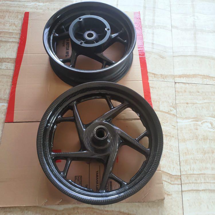 Xmax Rim 17 Rim Carbon xmax /Sniper/Nmax/aerox/mt15/r15/r3, Motorcycles, Motorcycle ...