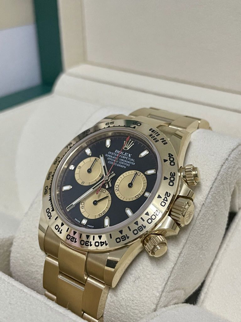 Rolex 116508 daytona 18k yellow gold 