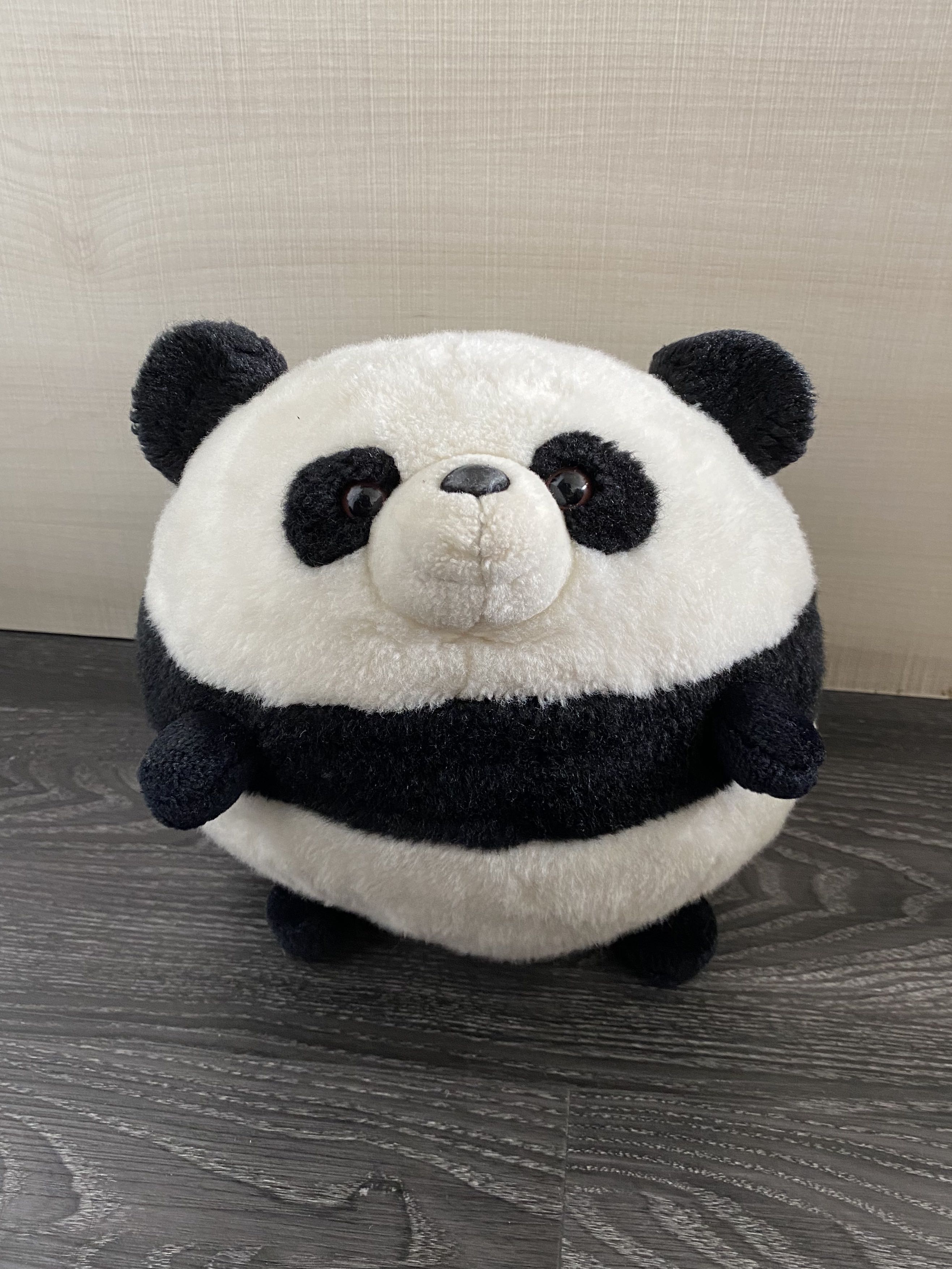 Round hotsell panda plush