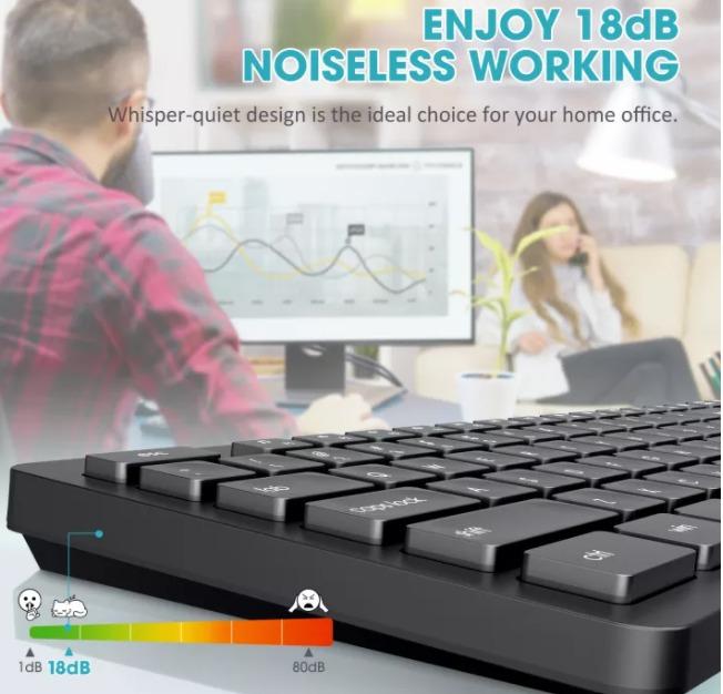 (FREE EXPRESS DELIVERY + WARRANTY) VicTsing PC176 Wireless Keyboard and