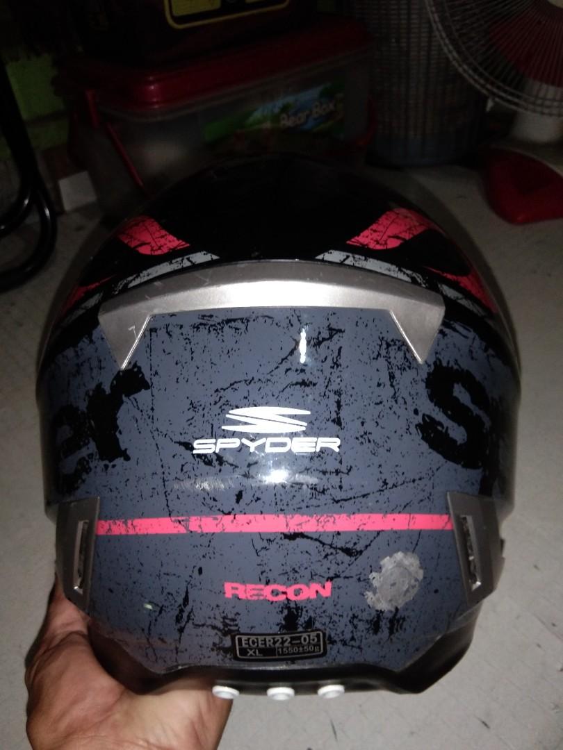 Spyder full face helmet Motorbikes Motorbike Parts Accessories