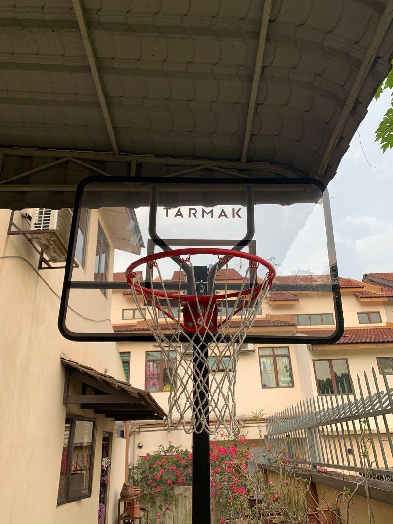 TARMAK basketball hoop stand, Sports Equipment, Sports & Games, Billiards & Bowling on Carousell