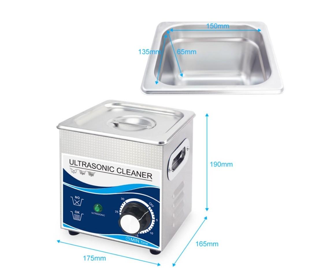 Ultrasonic Cleaner For Bicycle Chain Cassette 1.3L 60W, Sports