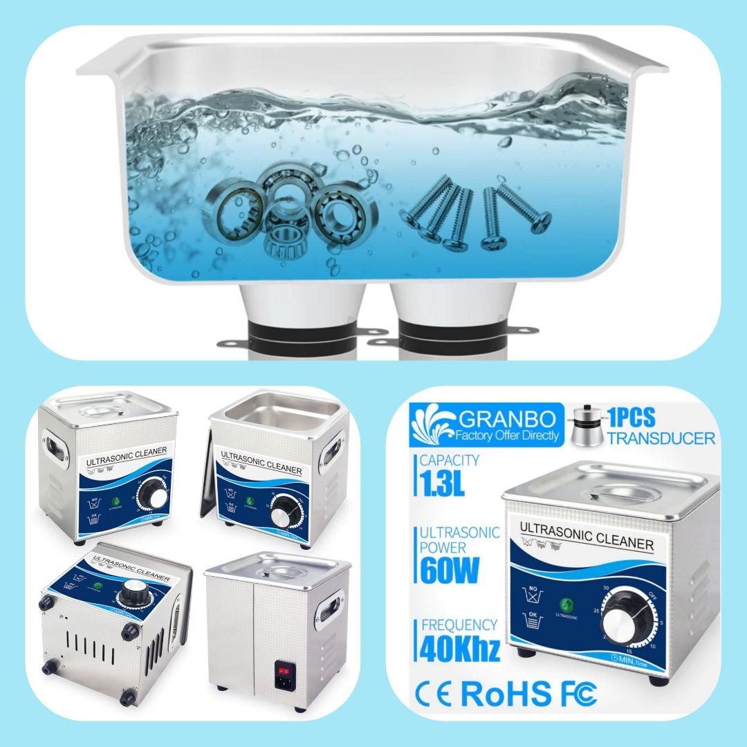 Ultrasonic Cleaner For Bicycle Chain Cassette 1.3L 60W, Sports