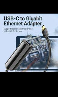 Vention USB C TYPE C to LAN RJ45 Gigabit Ethernet Adapter