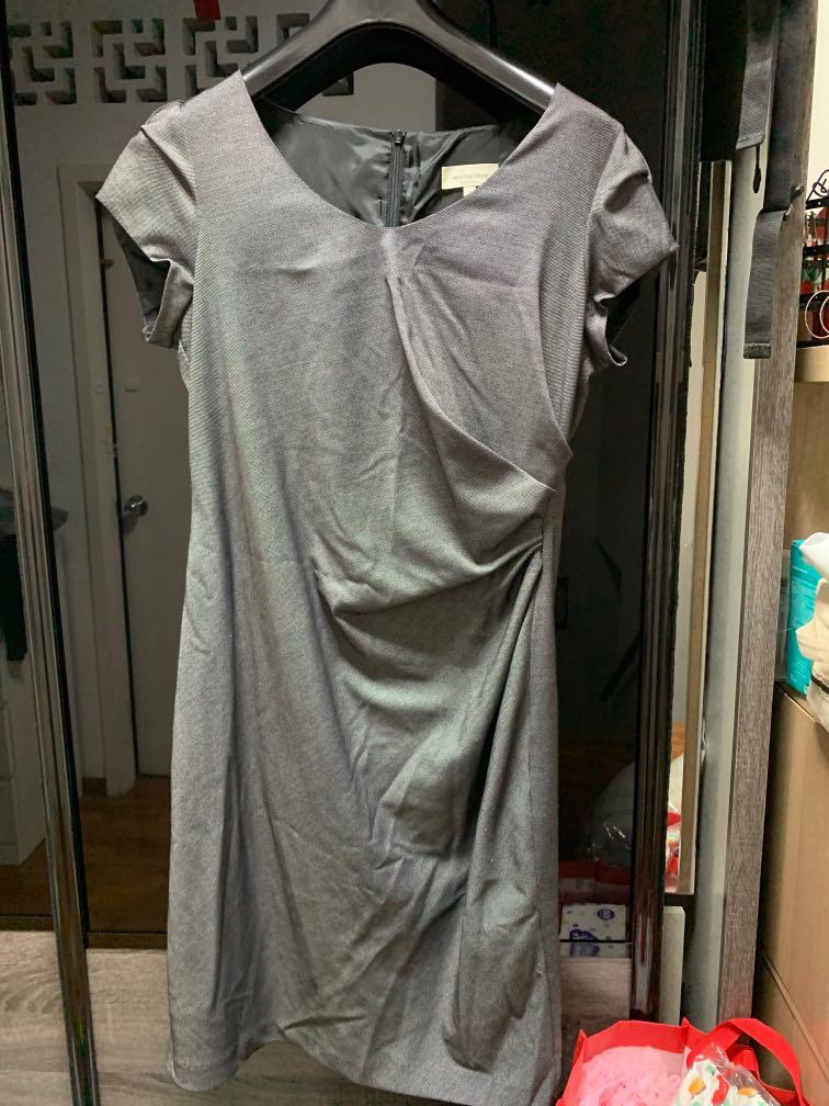 grey dress size 16