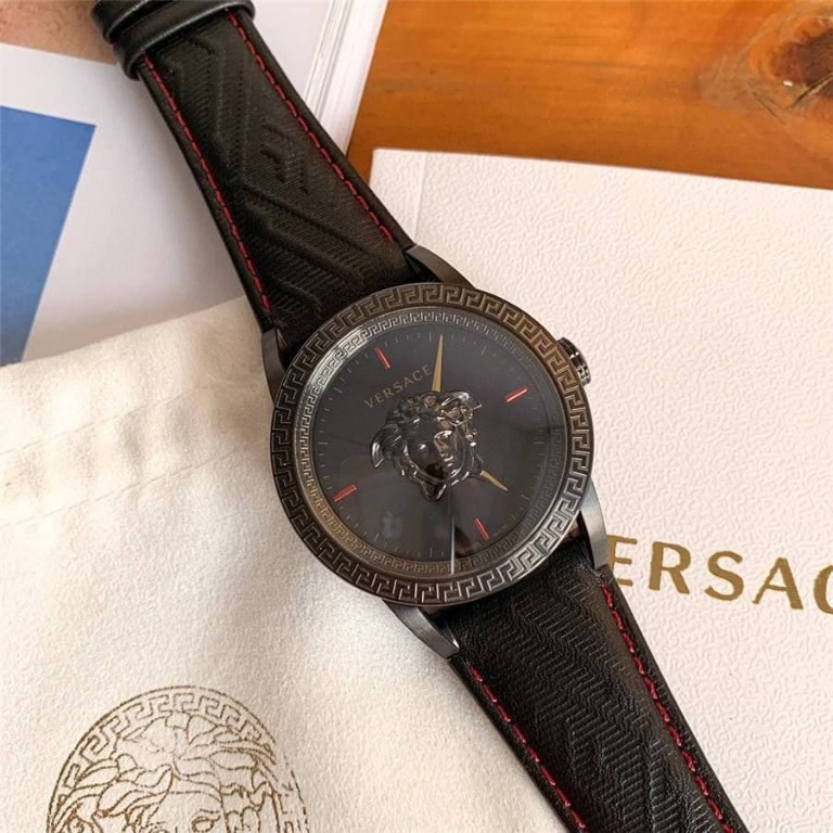 Versace Palazzo Empire Quartz Black 43mm Dial Men s Watch