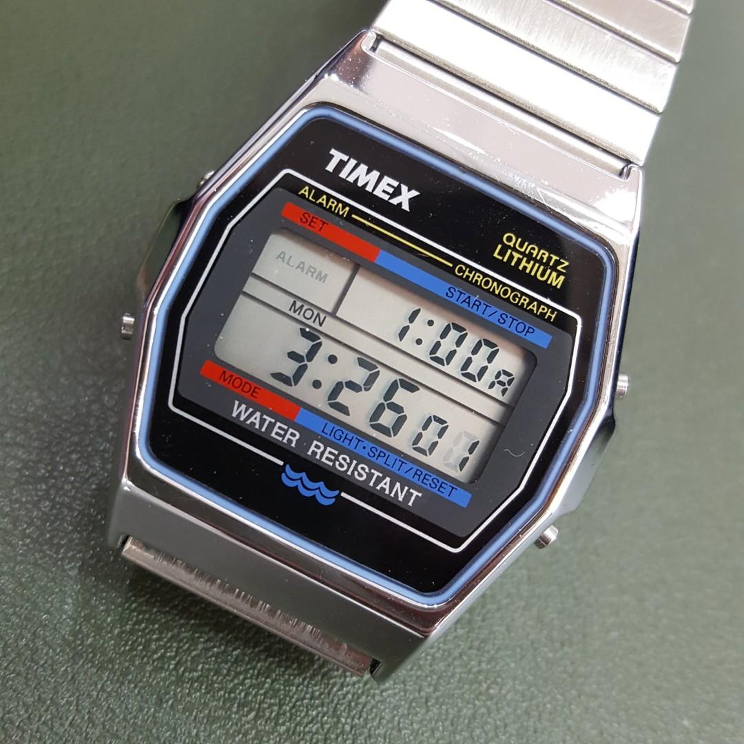 Timex quartz best sale lithium digital watch