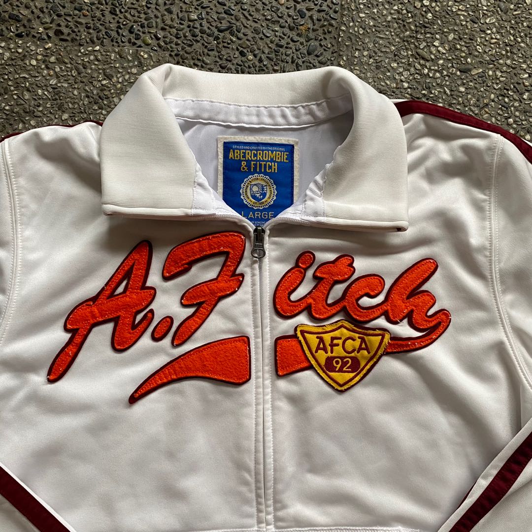 Abercrombie and fitch track jacket discount