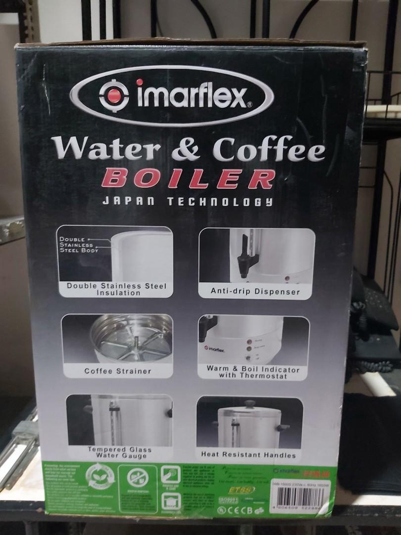 Water & Coffee Boiler, Imarflex, Imarflex Boiler, Double Wall Stainless Steel Insulation Boiler