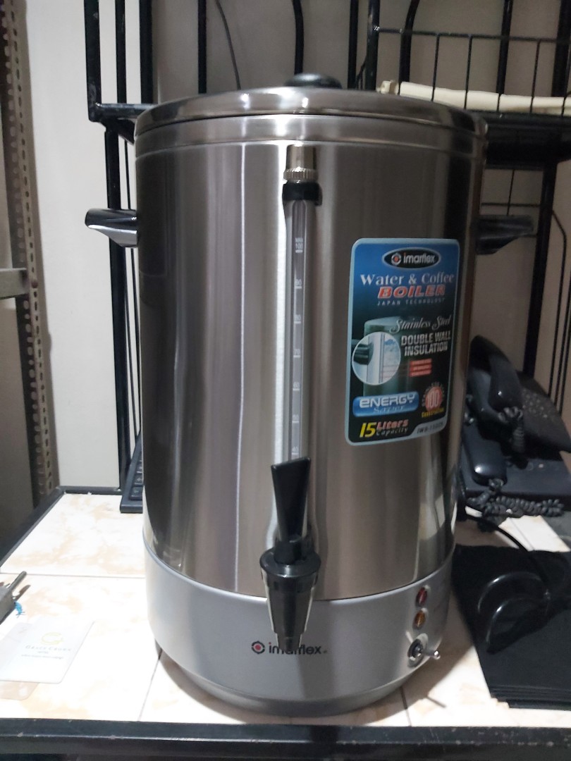 Water & Coffee Boiler, Imarflex, Imarflex Boiler, Double Wall Stainless Steel Insulation Boiler