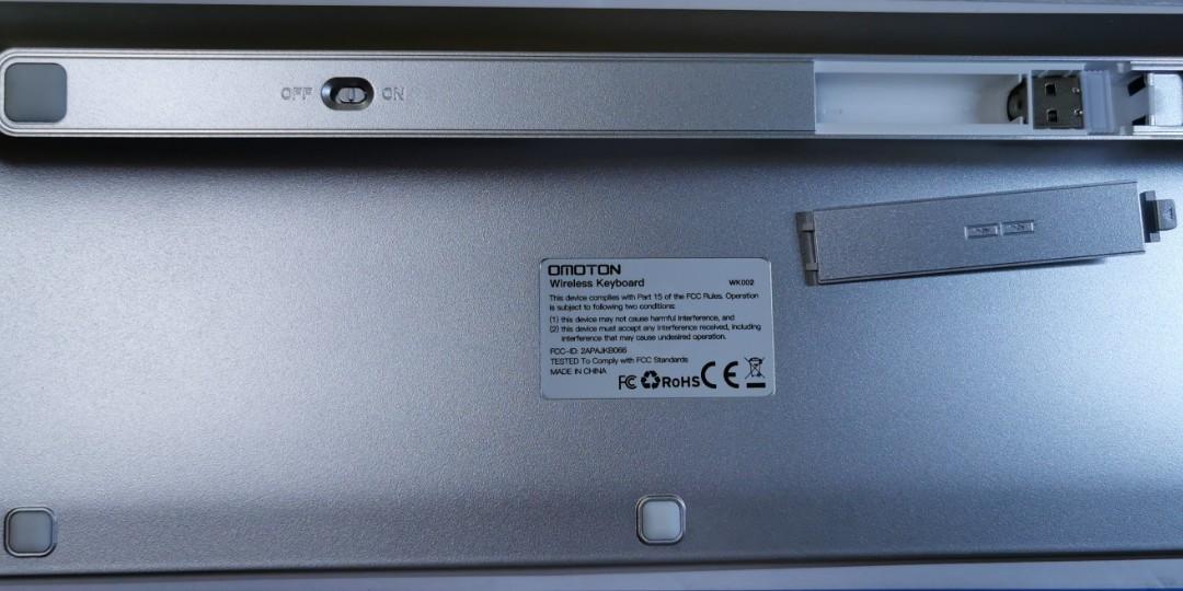 Omoton USB Wireless Keyboard (WK002), Computers & Tech, Parts