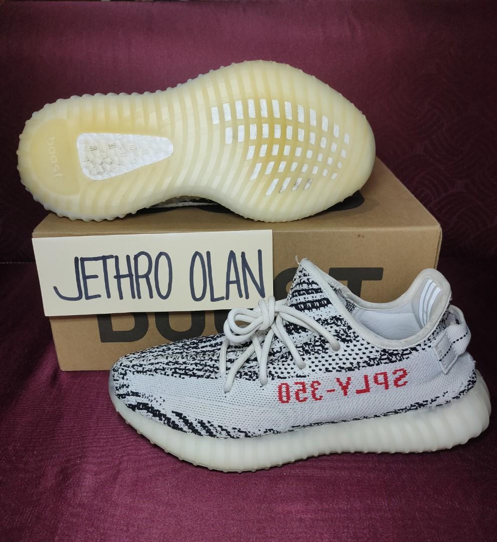 Yeezy zebra shop size 8