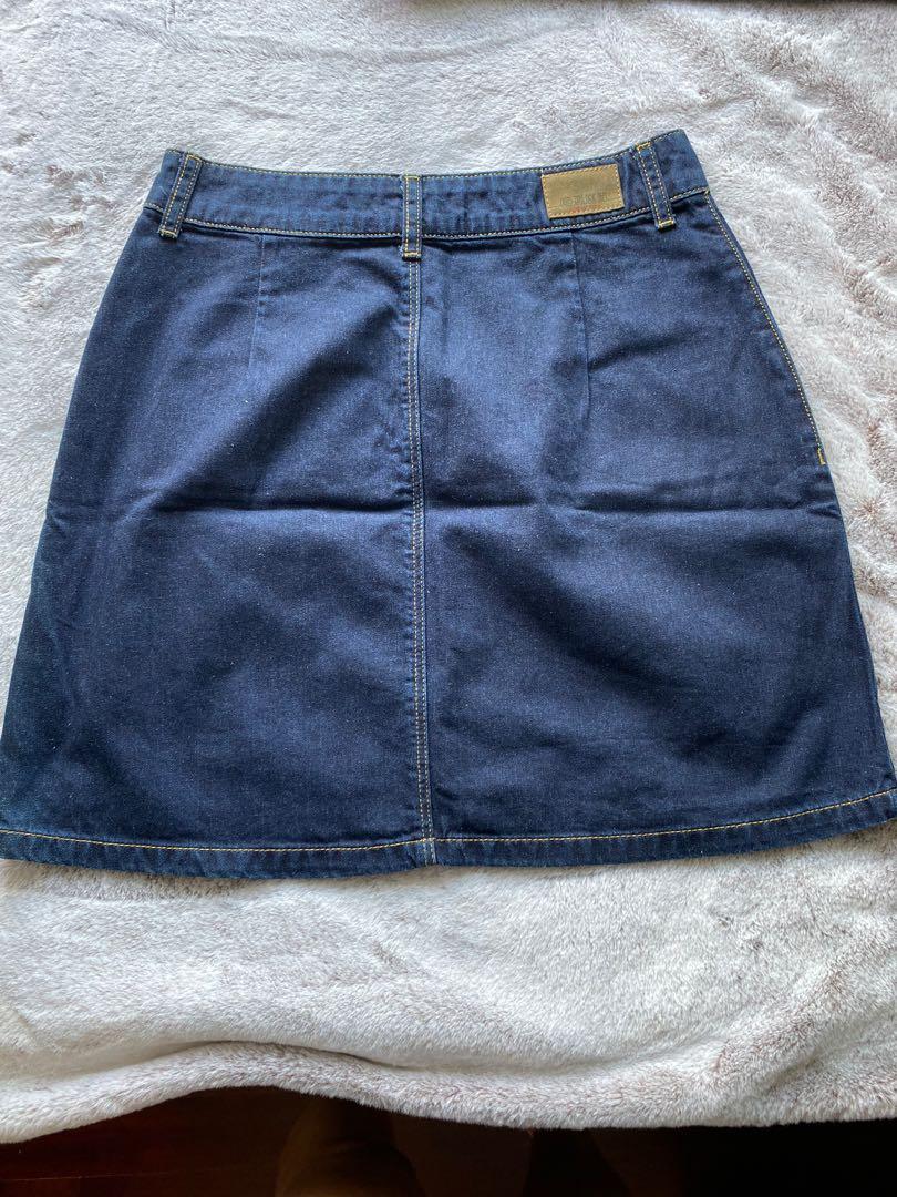 Zara Denim Skirt, Women's Fashion 