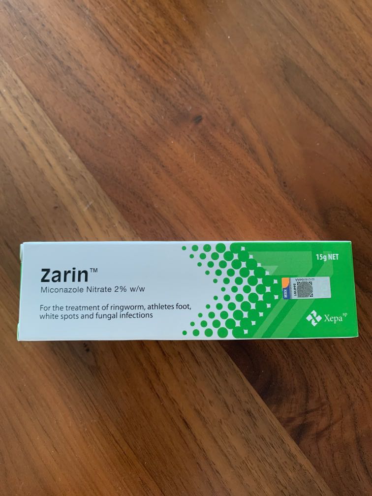 Zarin cream 15g, Health & Nutrition, Medical Supplies & Tools on Carousell