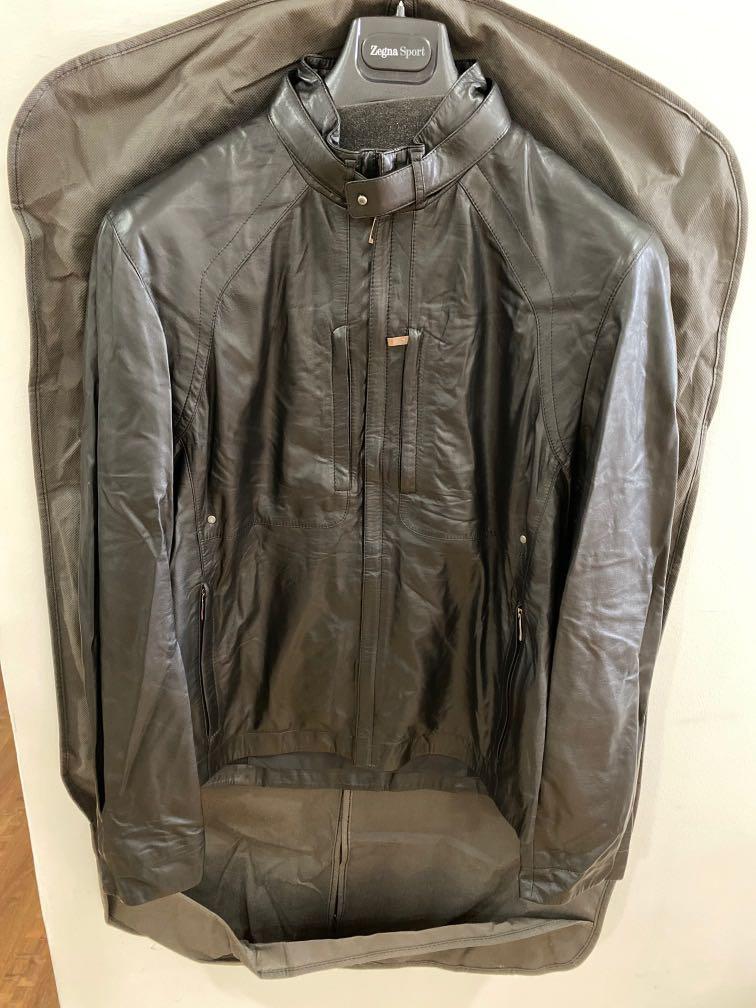 ZEGNA leather jacket