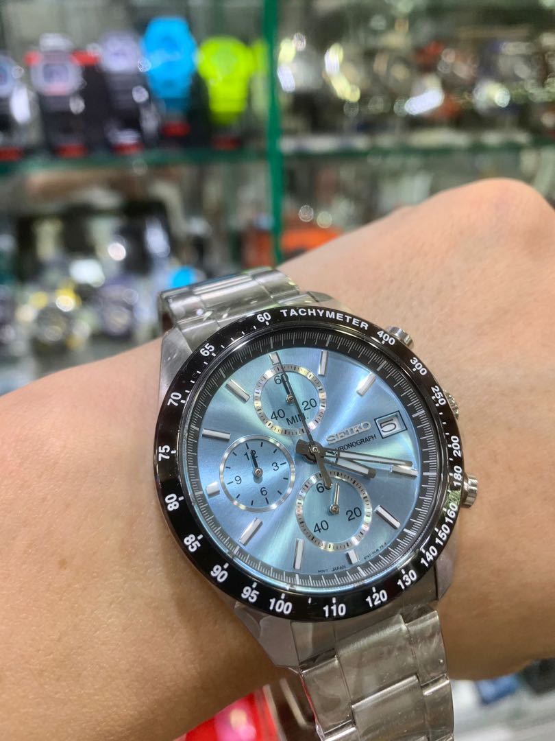 旺角門市全新現貨Seiko SBTR029 冰藍熊貓日本版小量現貨, 名牌, 手錶- Carousell