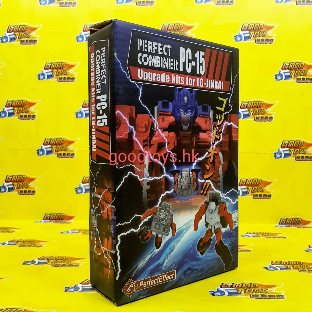 中古已開封perfect Effect Perfect Combiner Pc 15 Upgrade Kits For Lg Jinrai 第三方廠變形金剛疑似transformers Head Master Lg35 Super Ginrai 人仔與頭部配件 興趣及遊戲 玩具 遊戲類