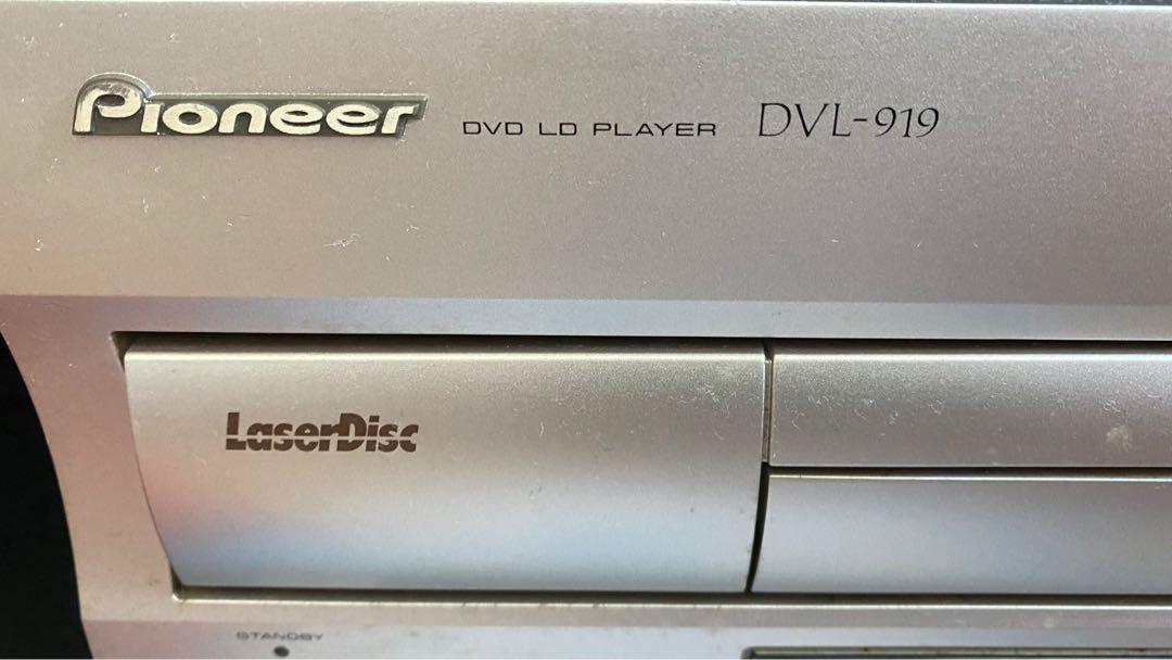 日本PIONEER 先峰DVL 919 LD LASER DISC CD DVD VCD PLAYER, 家庭電器 