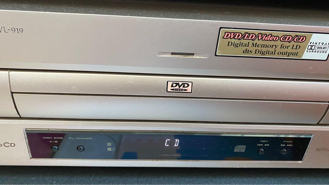 日本PIONEER 先峰DVL 919 LD LASER DISC CD DVD VCD 