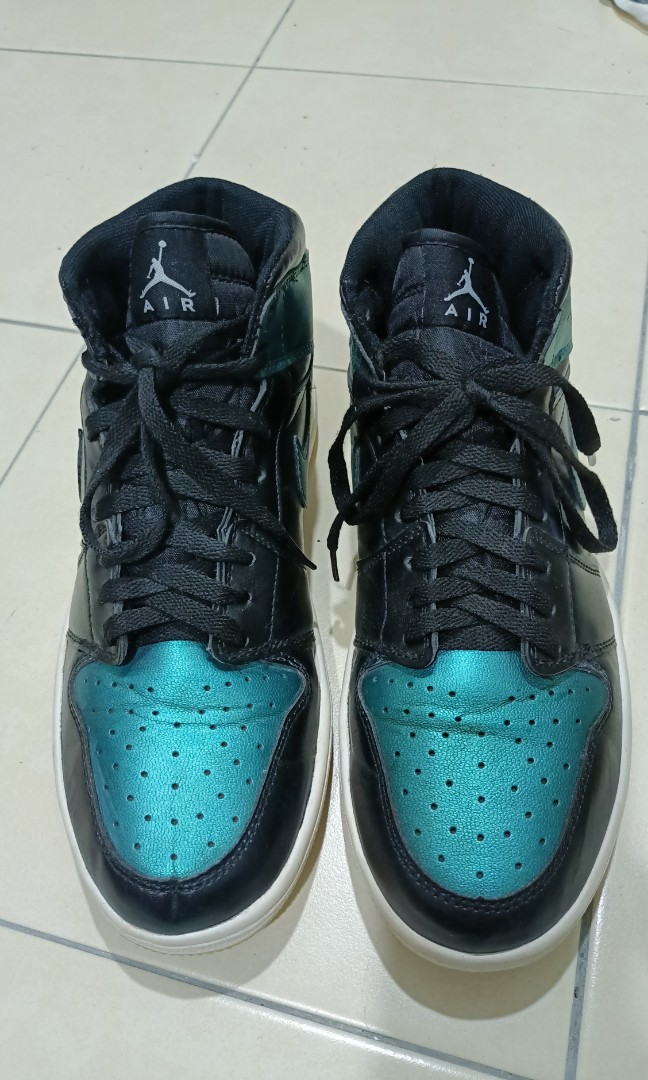 Air Jordan 1 Mid Iridescent code BQ6472 009 Men s Fashion