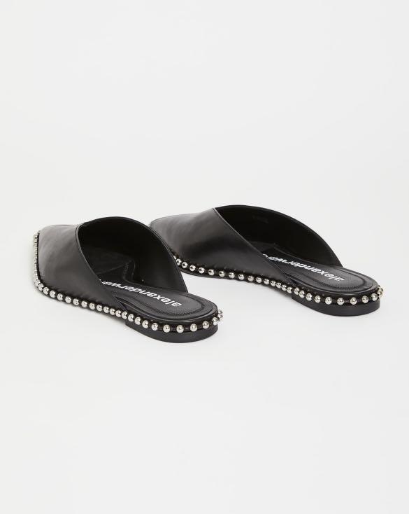 Alexander wang studded best sale slides