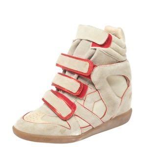 isabel marant sneakers red