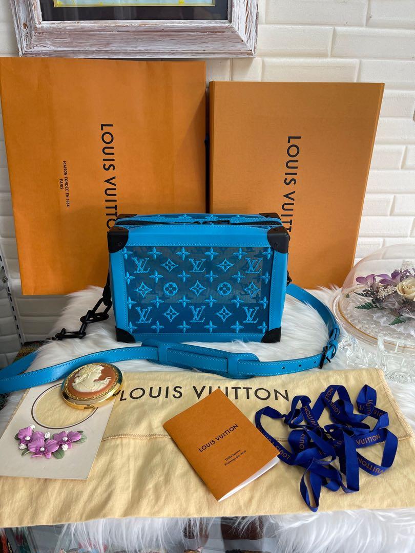 Louis Vuitton Soft Trunk Monogram Mesh Turquoise