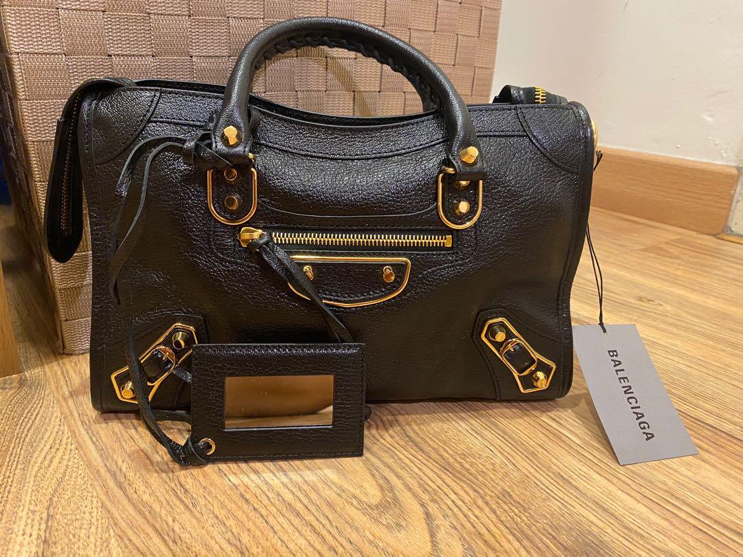 balenciaga metallic edge city size