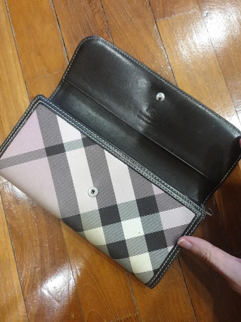 Burberry blue label wallet clearance