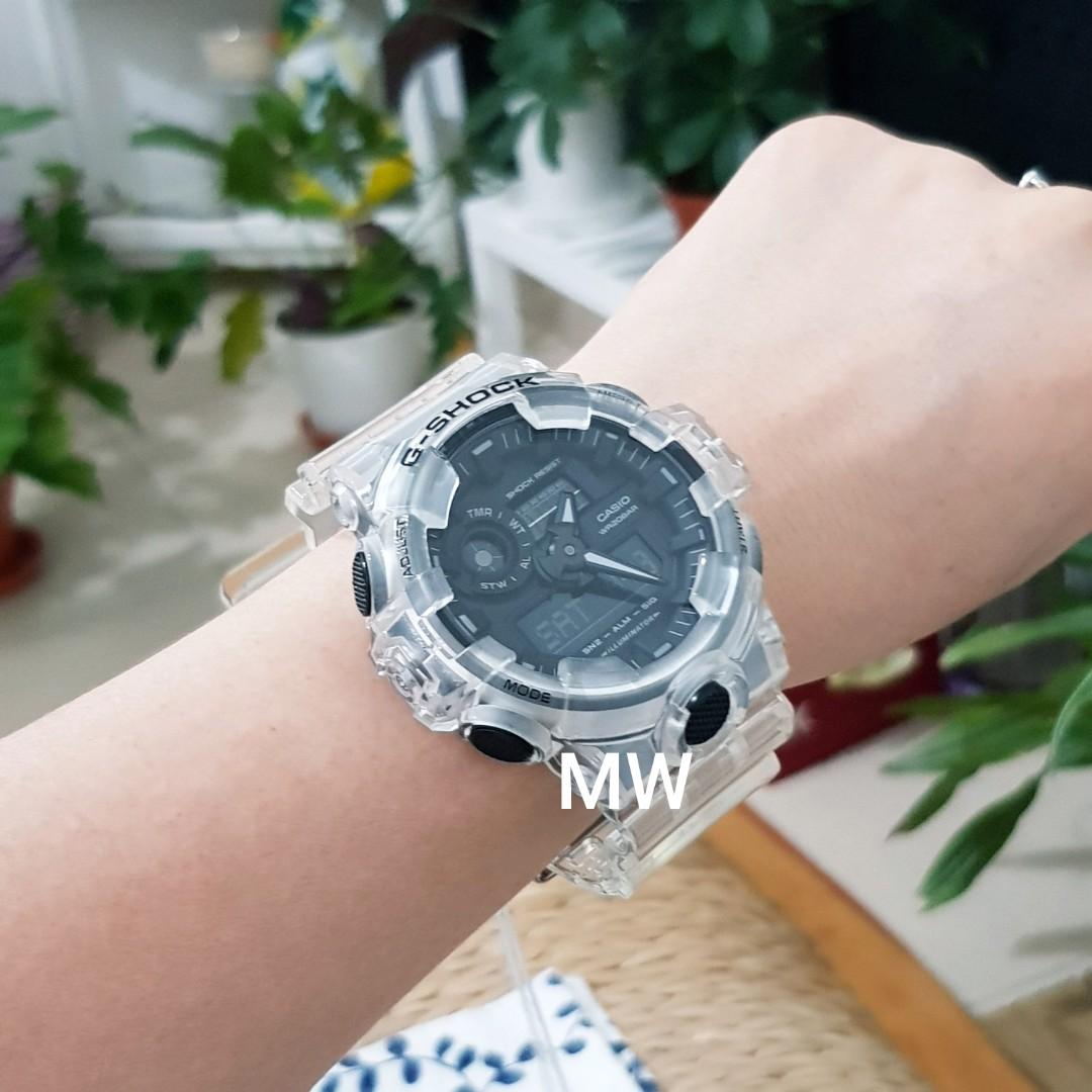 Casio clear g shock new arrivals