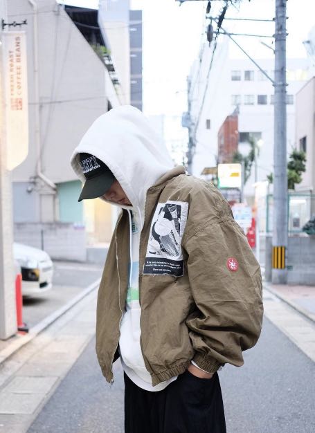 C.E Cav empt 21AW PSEUDO NEEDS ZIP JACKET 貼章布拉鍊外套 全新100%