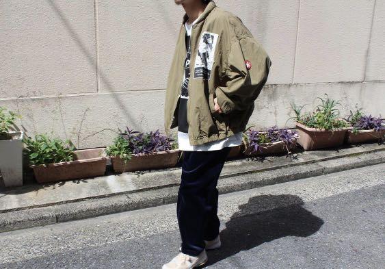 C.E Cav empt 21AW PSEUDO NEEDS ZIP JACKET 貼章布拉鍊外套 全新100%