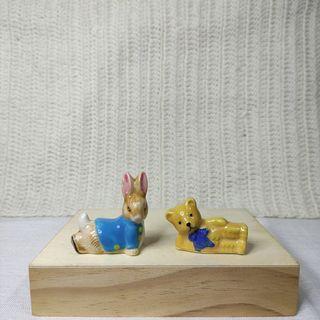 Ceramic bunny and bear display (IG @picniccity.ph)