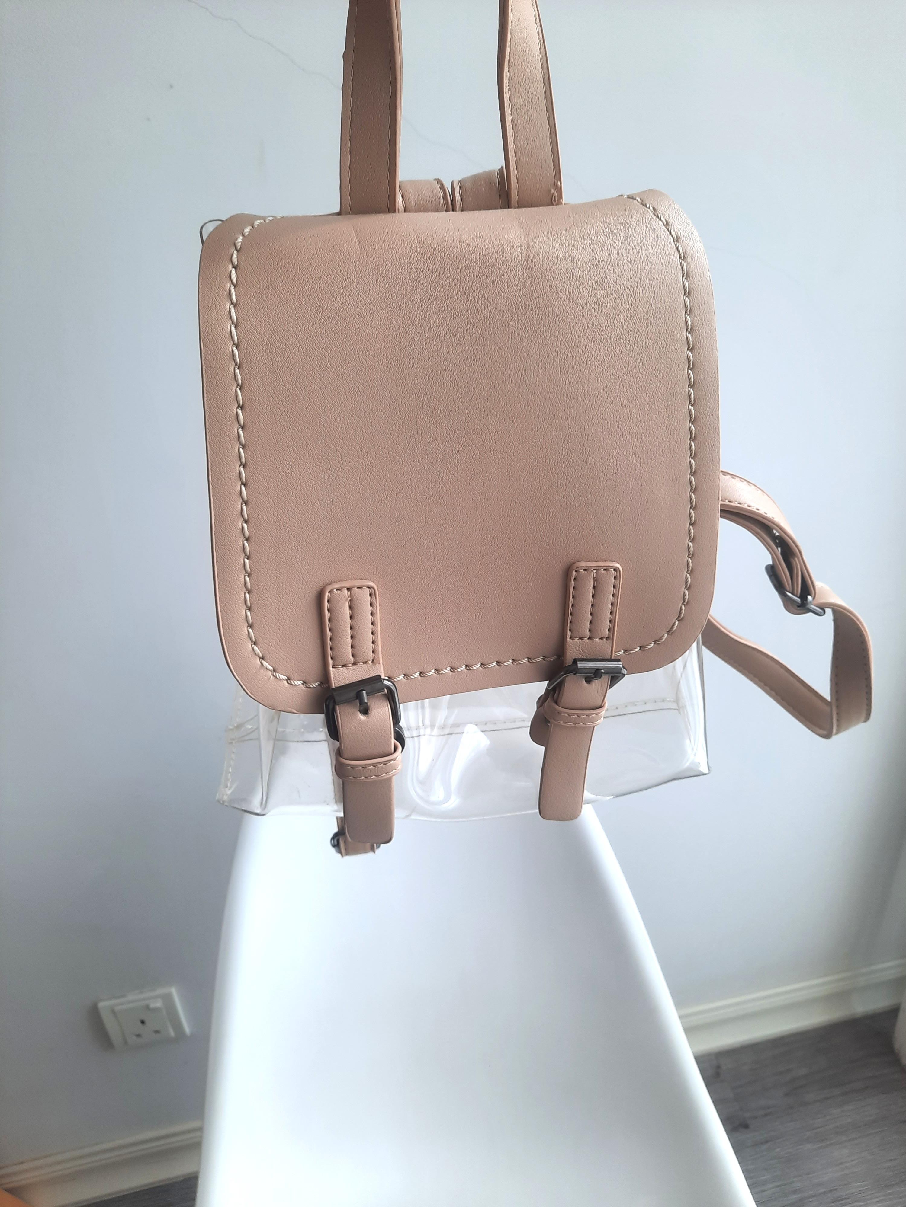Korean transparent hotsell bag