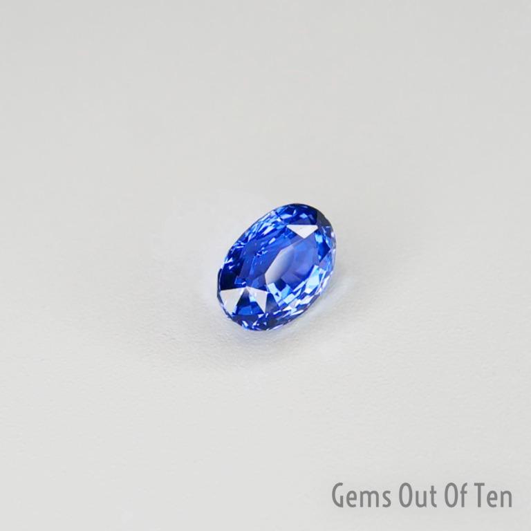 Natural Blue Sapphire 3.95 Ct Ceylon Cornflower Octagon Loose Certified Gemstone 