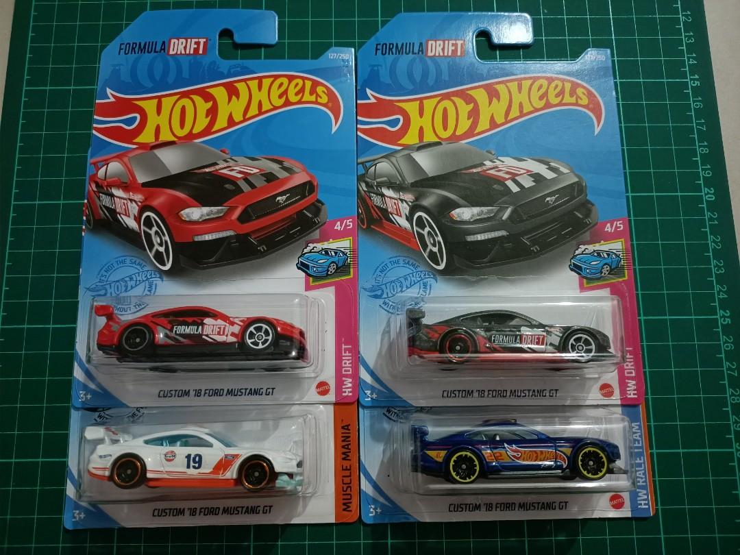 Custom 18 ford sales mustang gt hot wheels
