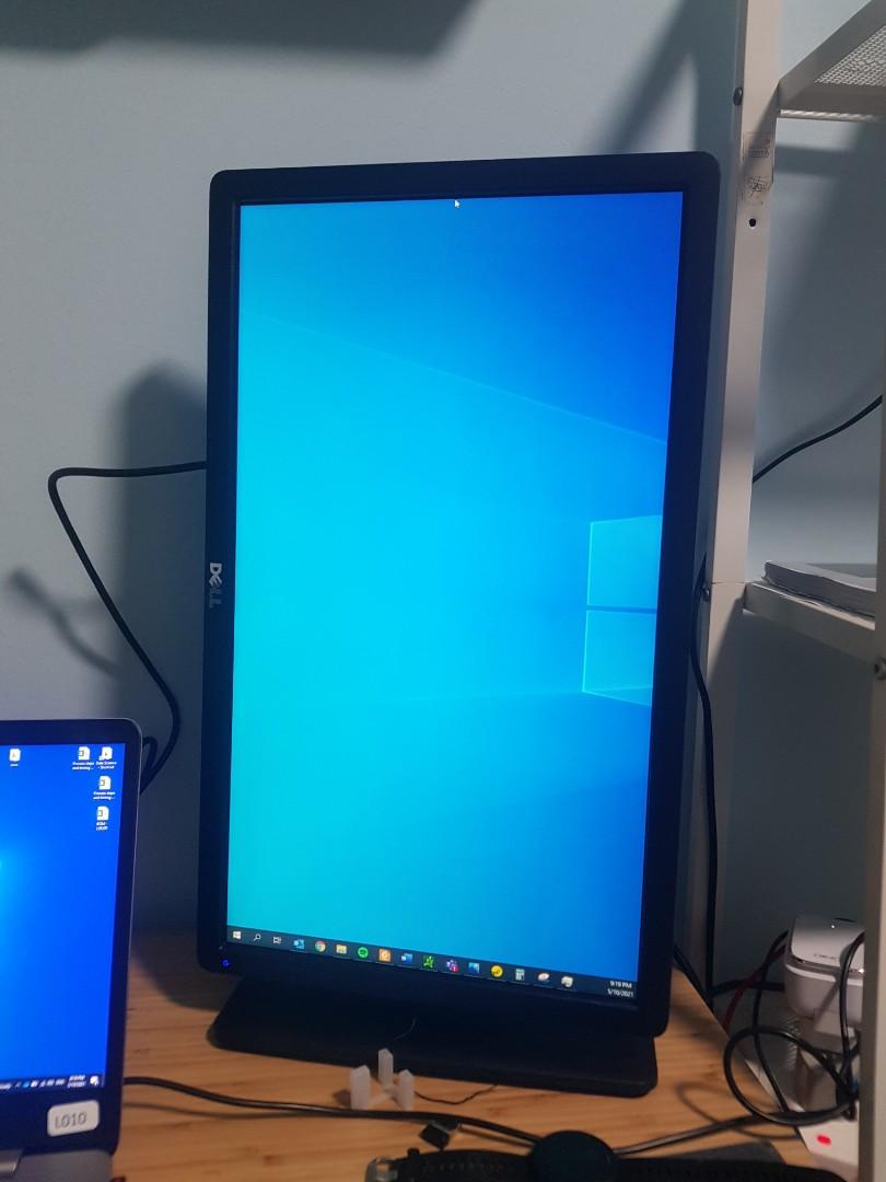Dell 20 inch monitor vertical, Computers & Tech, Desktops on Carousell