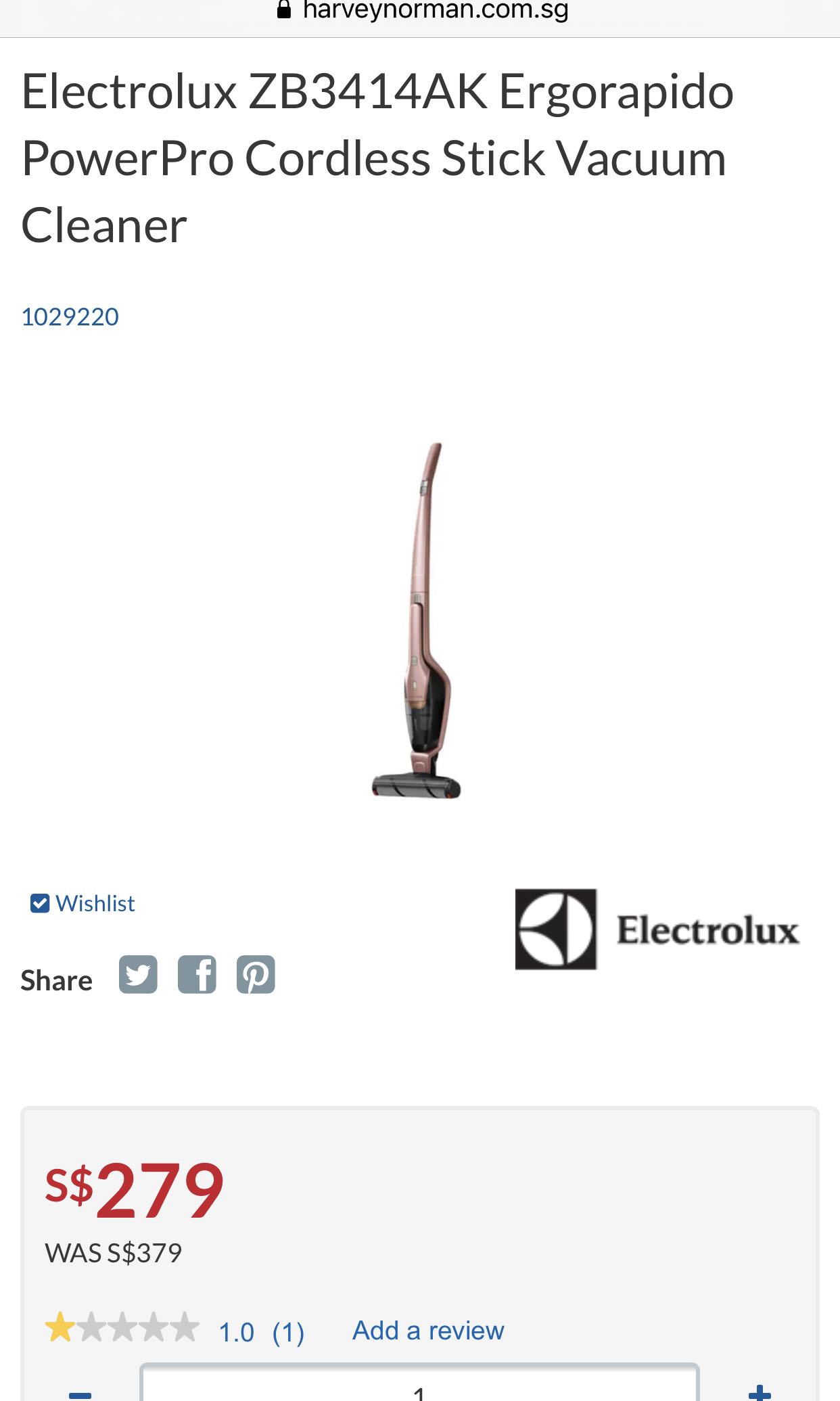 Electrolux ZB3414 , TV \u0026 Home 