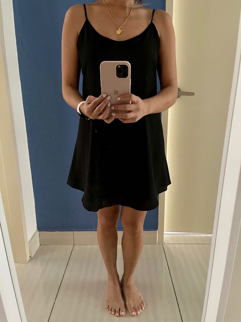 backless swing dress