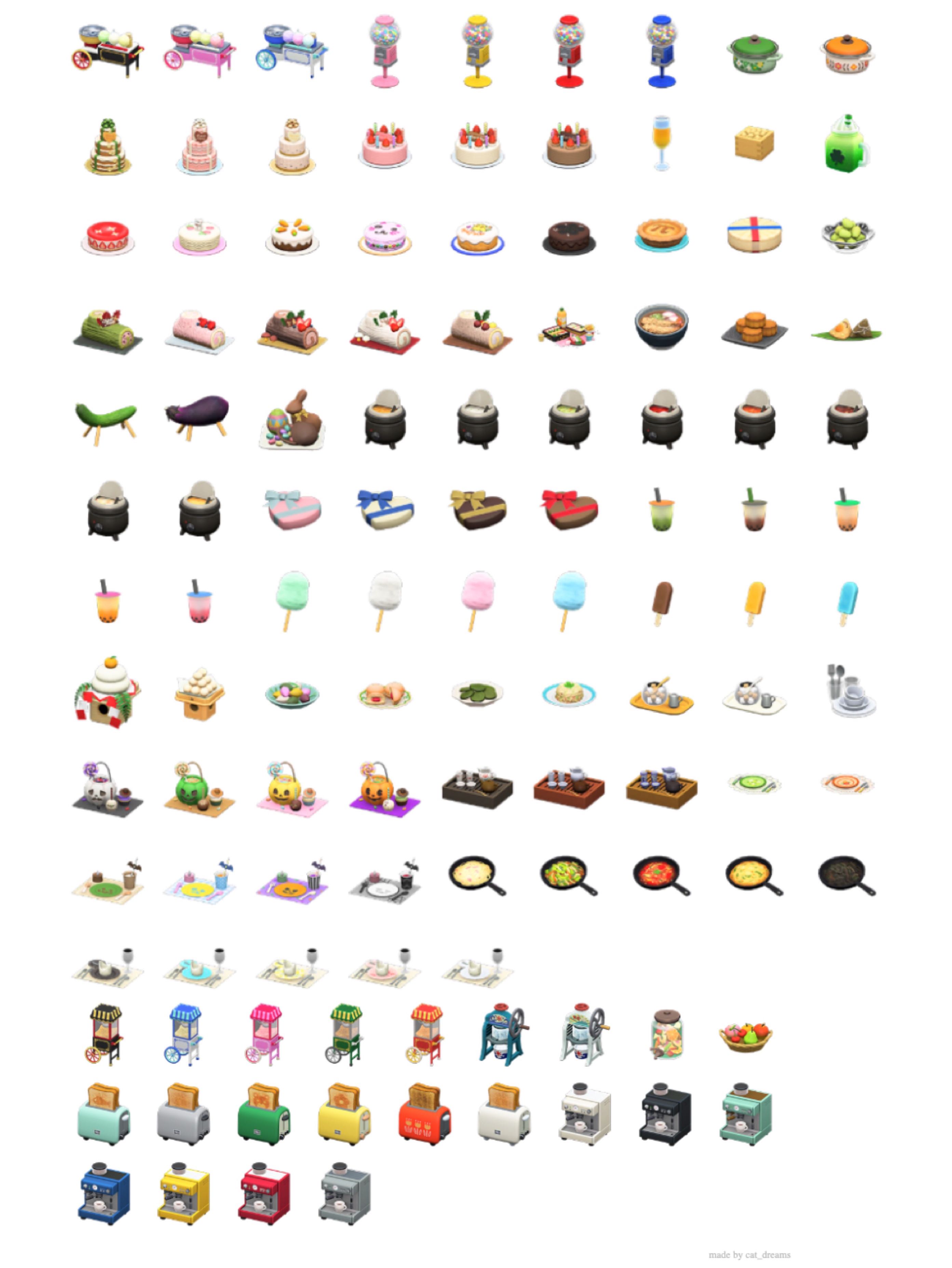 Food items Animal Crossing New Horizons, Video Gaming, Video Games