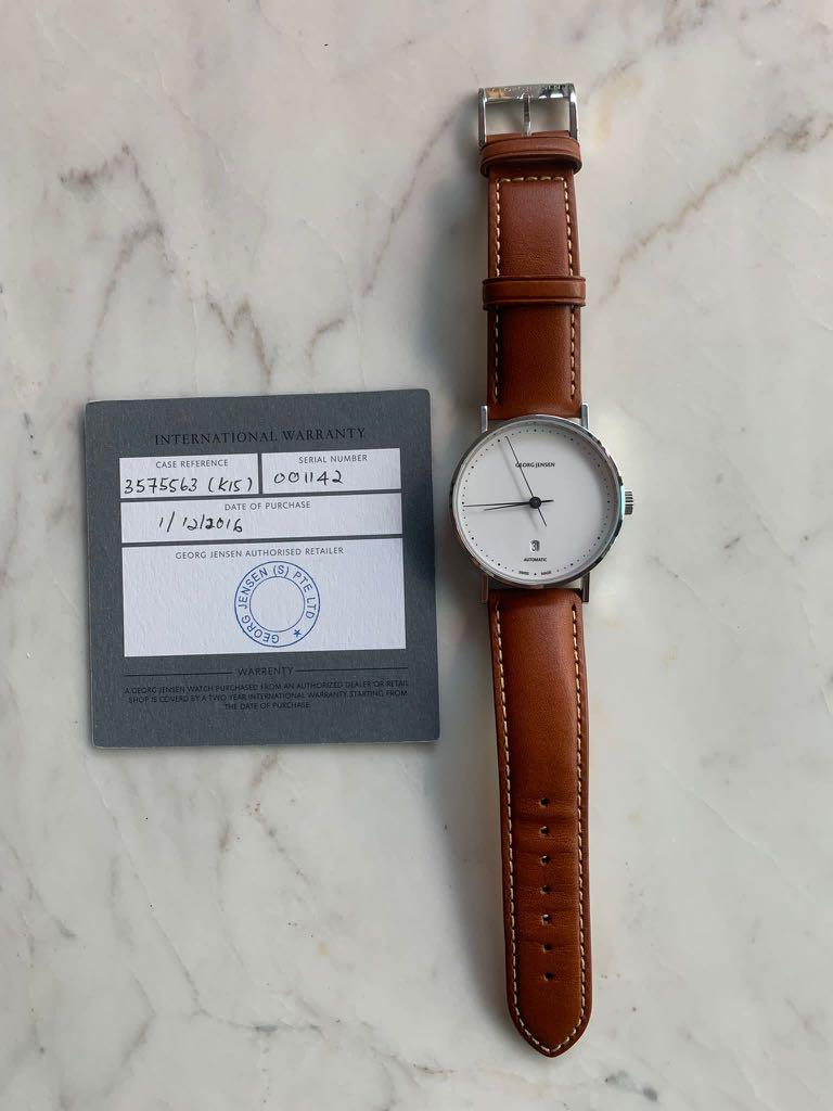 Georg Jensen KOPPEL 41mm automatic mechanical K392 watch Luxury