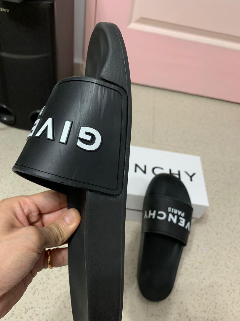 Givenchy men pool slides size 42 Men s Fashion Footwear Flipflops and Slides on Carousell