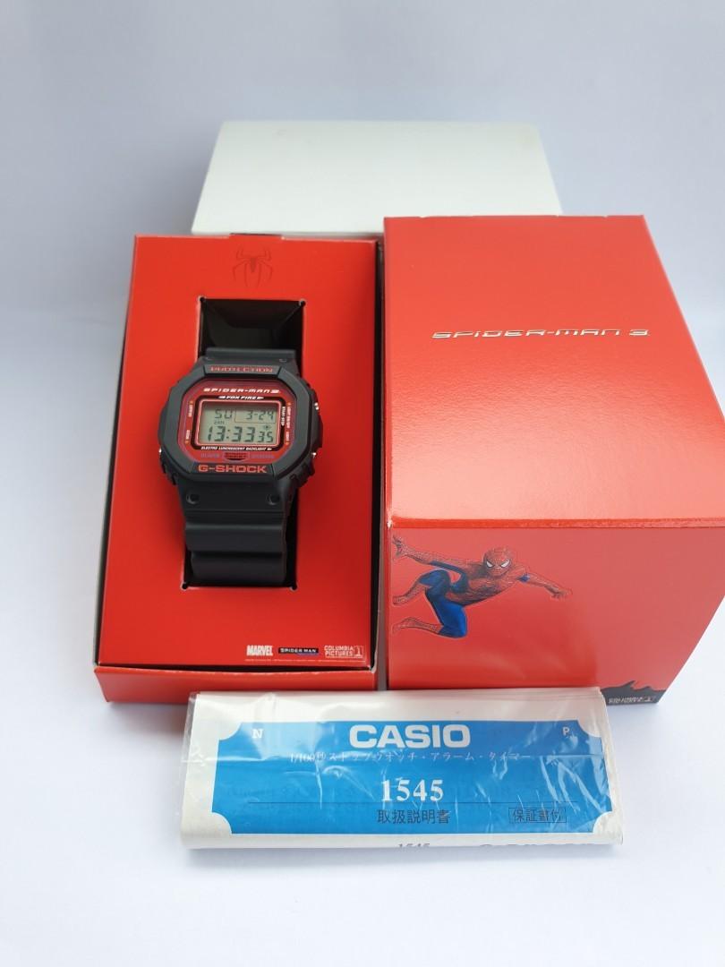 G Shock Spiderman limited edition Men s Fashion Watches Accessories Watches on Carousell