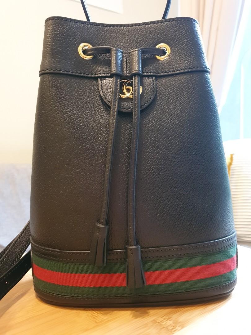 Gucci ophidia bucket bag black deals