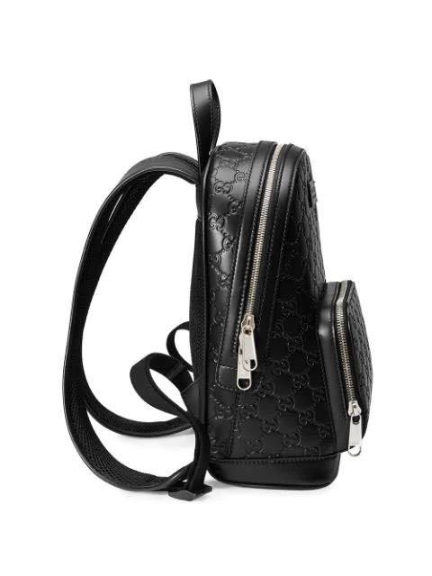 Gucci signature leather backpack online